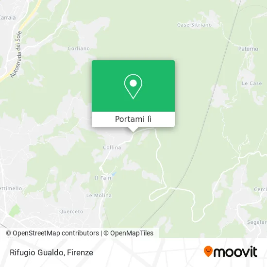 Mappa Rifugio Gualdo