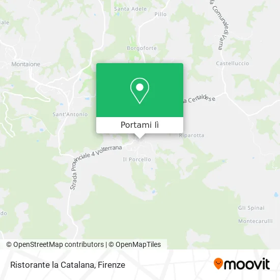 Mappa Ristorante la Catalana
