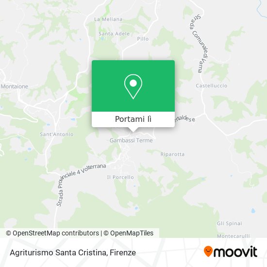 Mappa Agriturismo Santa Cristina