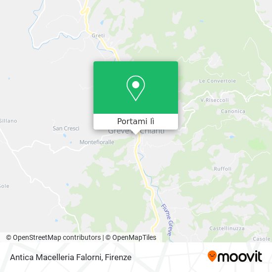 Mappa Antica Macelleria Falorni