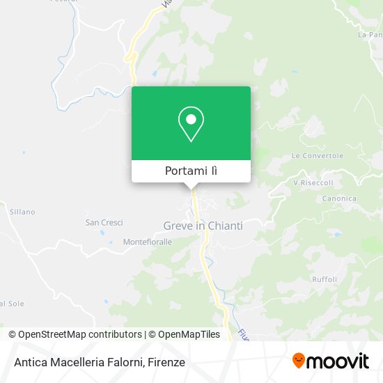 Mappa Antica Macelleria Falorni