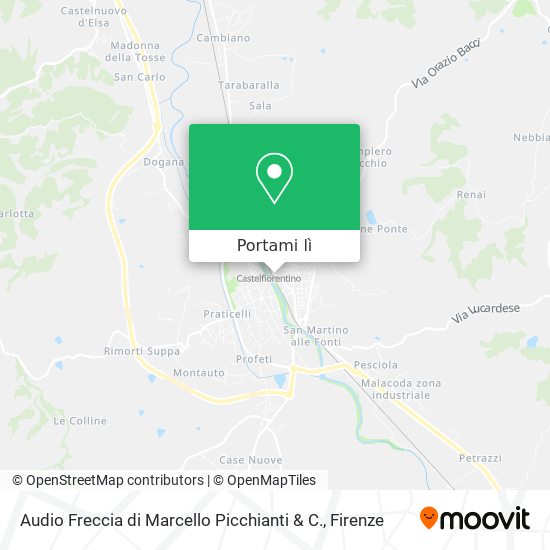 Mappa Audio Freccia di Marcello Picchianti & C.