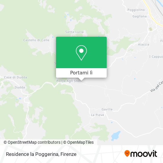 Mappa Residence la Poggerina
