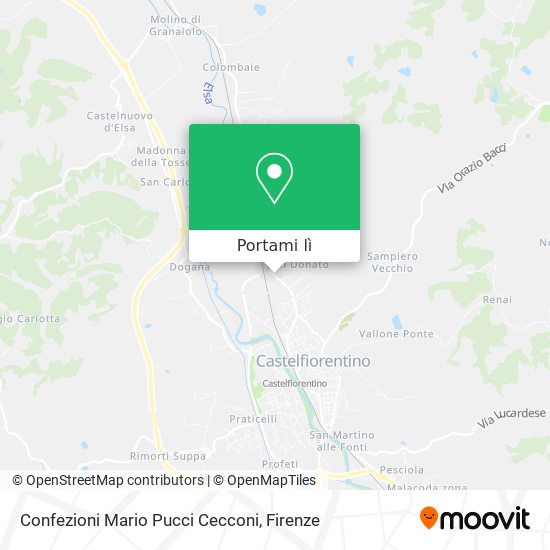 Mappa Confezioni Mario Pucci Cecconi