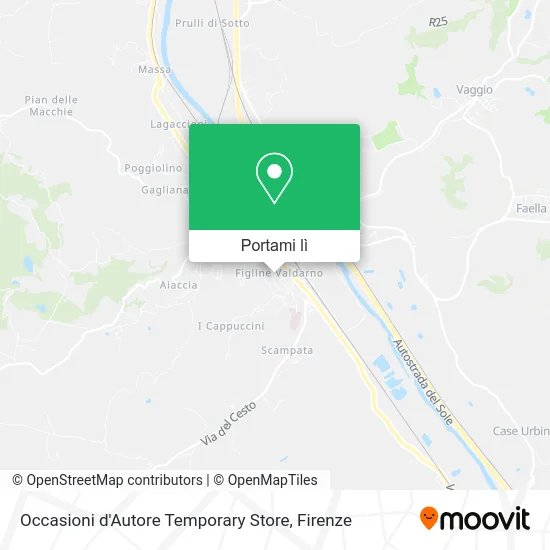 Mappa Occasioni d'Autore Temporary Store