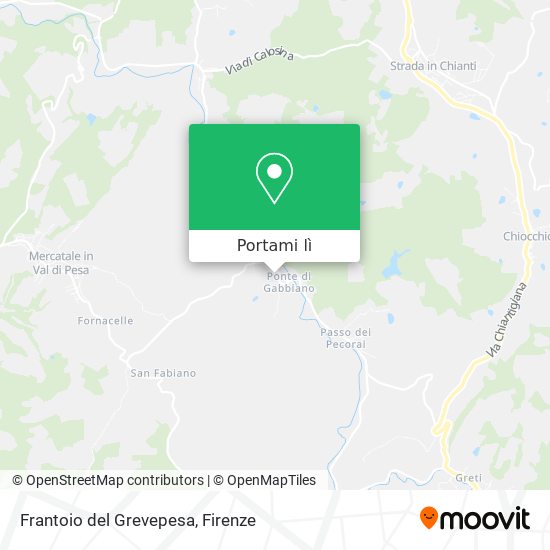 Mappa Frantoio del Grevepesa