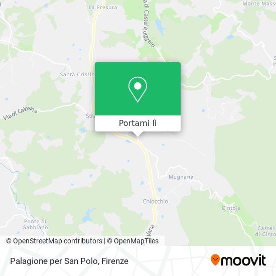 Mappa Palagione per San Polo