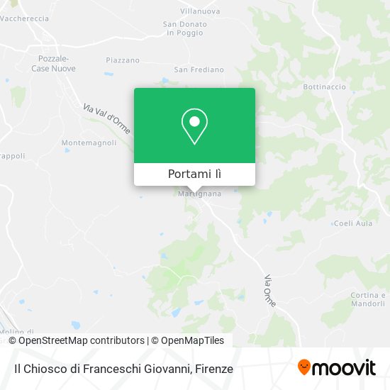 Mappa Il Chiosco di Franceschi Giovanni