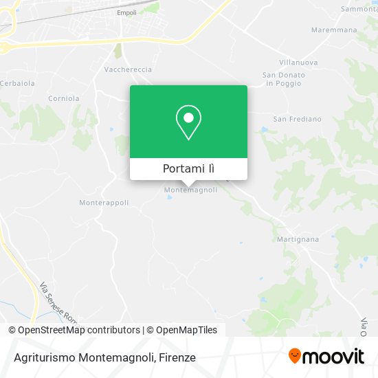Mappa Agriturismo Montemagnoli
