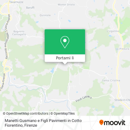Mappa Manetti Gusmano e Figli Pavimenti in Cotto Fiorentino