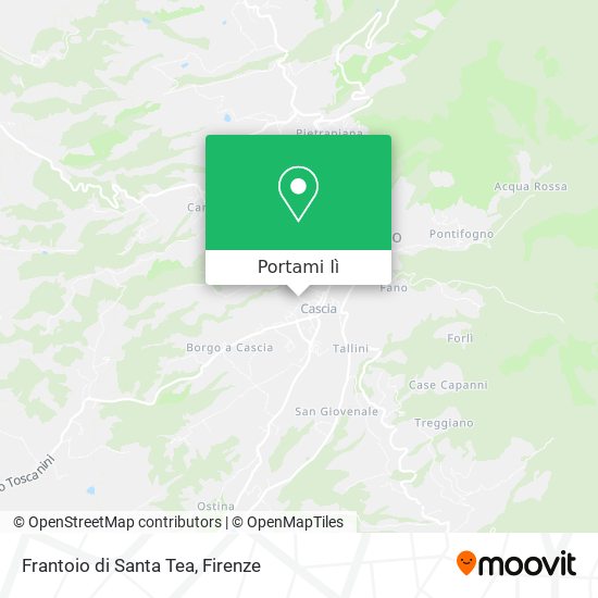 Mappa Frantoio di Santa Tea