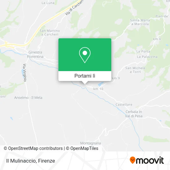 Mappa Il Mulinaccio