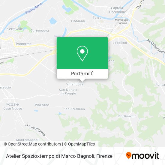 Mappa Atelier Spazioxtempo di Marco Bagnoli