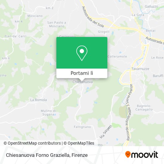 Mappa Chiesanuova Forno Graziella