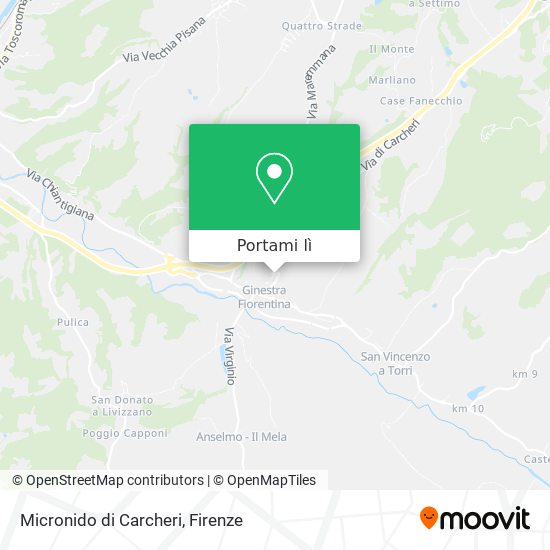 Mappa Micronido di Carcheri