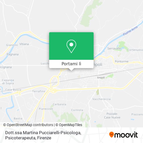 Mappa Dott.ssa Martina Pucciarelli-Psicologa, Psicoterapeuta