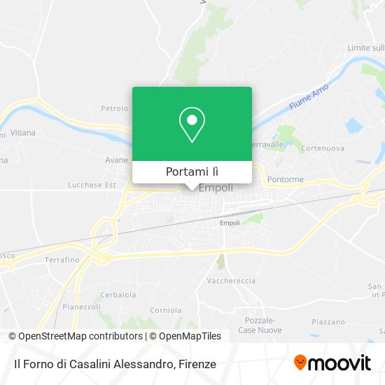Mappa Il Forno di Casalini Alessandro