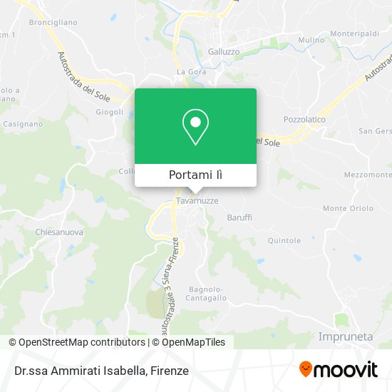 Mappa Dr.ssa Ammirati Isabella