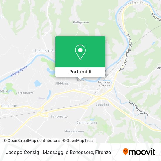 Mappa Jacopo Consigli Massaggi e Benessere