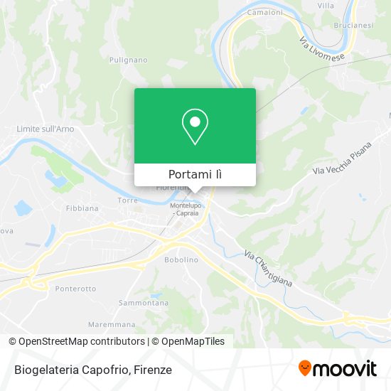 Mappa Biogelateria Capofrio