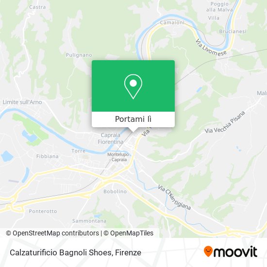Mappa Calzaturificio Bagnoli Shoes