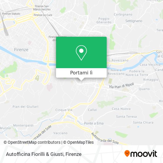 Mappa Autofficina Fiorilli & Giusti