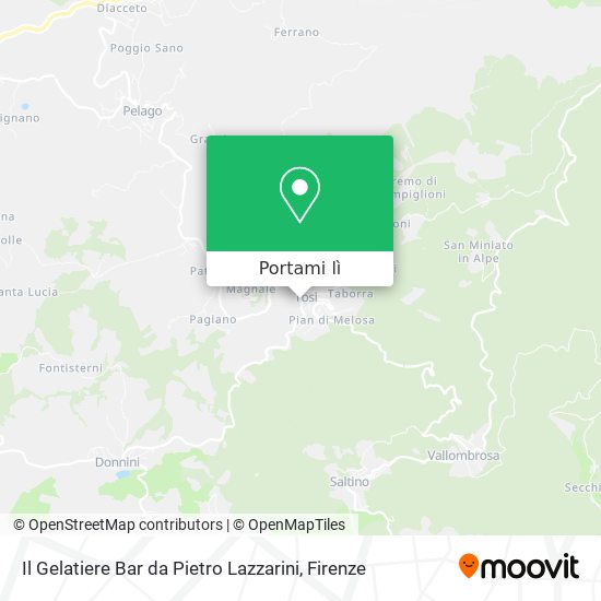 Mappa Il Gelatiere Bar da Pietro Lazzarini