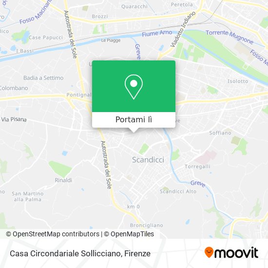 Mappa Casa Circondariale Sollicciano