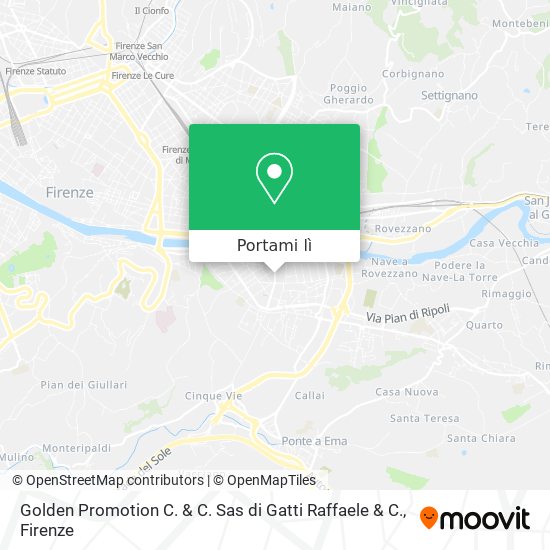 Mappa Golden Promotion C. & C. Sas di Gatti Raffaele & C.