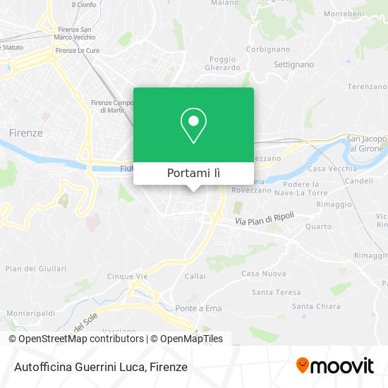 Mappa Autofficina Guerrini Luca