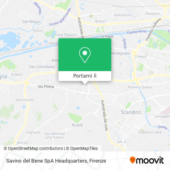 Mappa Savino del Bene SpA Headquarters