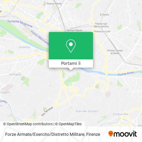 Mappa Forze Armate / Esercito / Distretto Militare