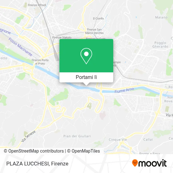 Mappa PLAZA LUCCHESI