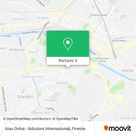 Mappa Aiau Onlus - Adozioni Internazionali