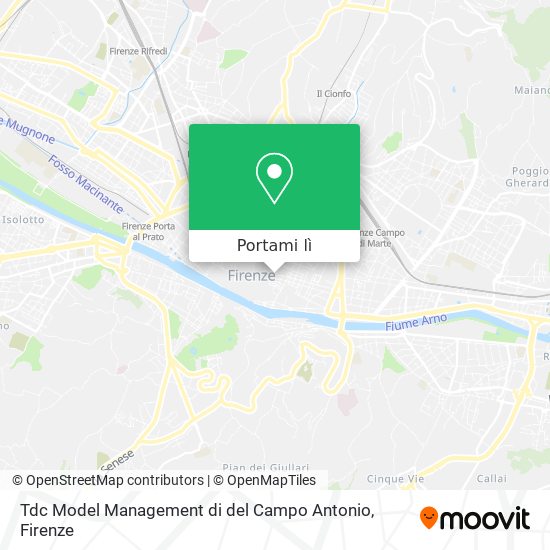 Mappa Tdc Model Management di del Campo Antonio