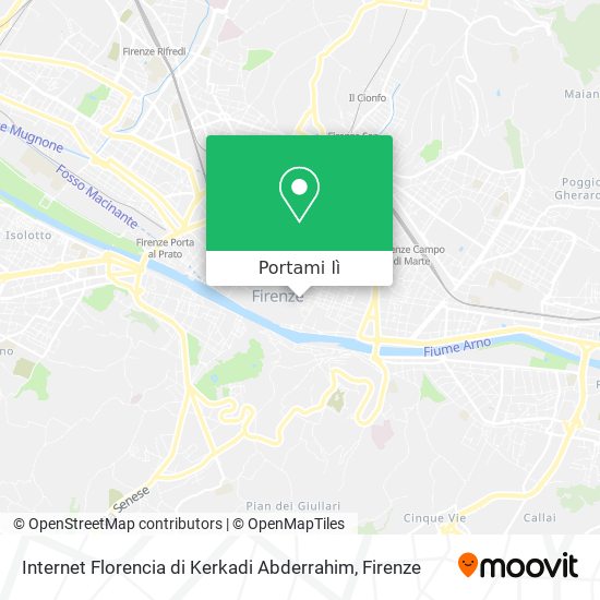 Mappa Internet Florencia di Kerkadi Abderrahim
