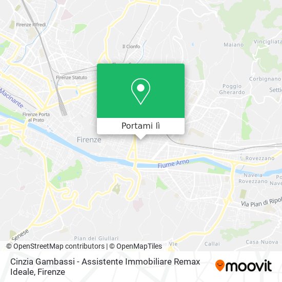 Mappa Cinzia Gambassi - Assistente Immobiliare Remax Ideale