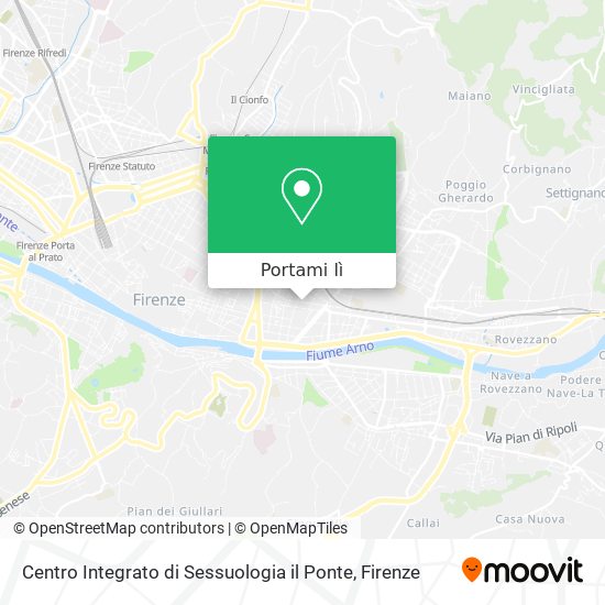 Mappa Centro Integrato di Sessuologia il Ponte