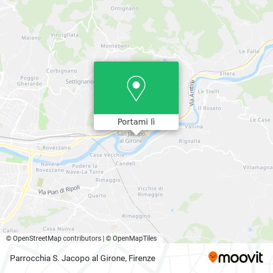 Mappa Parrocchia S. Jacopo al Girone