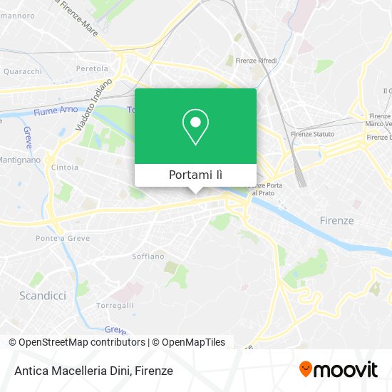Mappa Antica Macelleria Dini