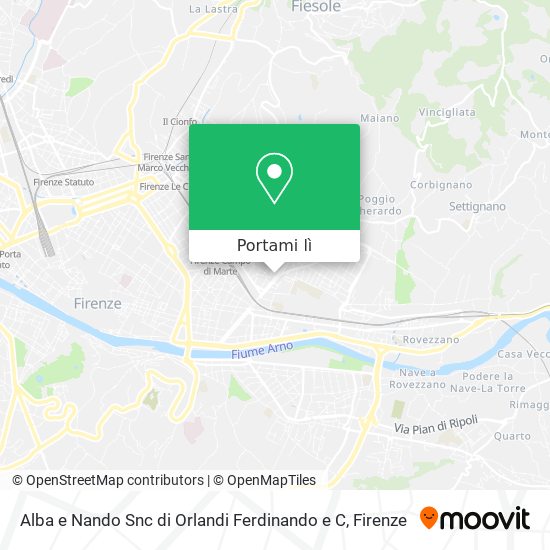 Mappa Alba e Nando Snc di Orlandi Ferdinando e C