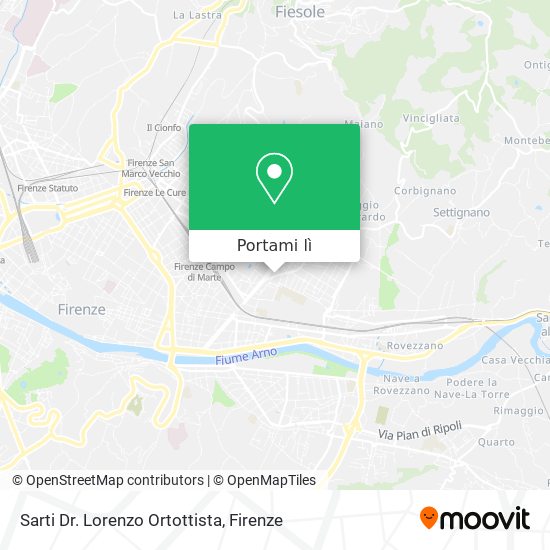 Mappa Sarti Dr. Lorenzo Ortottista