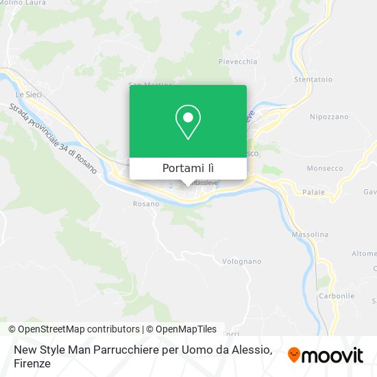 Mappa New Style Man Parrucchiere per Uomo da Alessio