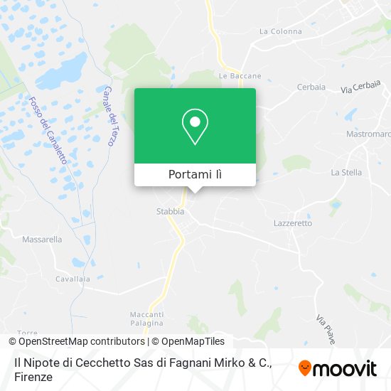 Mappa Il Nipote di Cecchetto Sas di Fagnani Mirko & C.