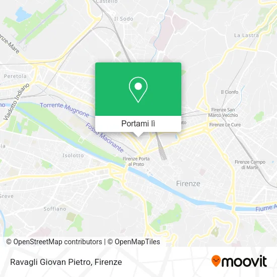 Mappa Ravagli Giovan Pietro