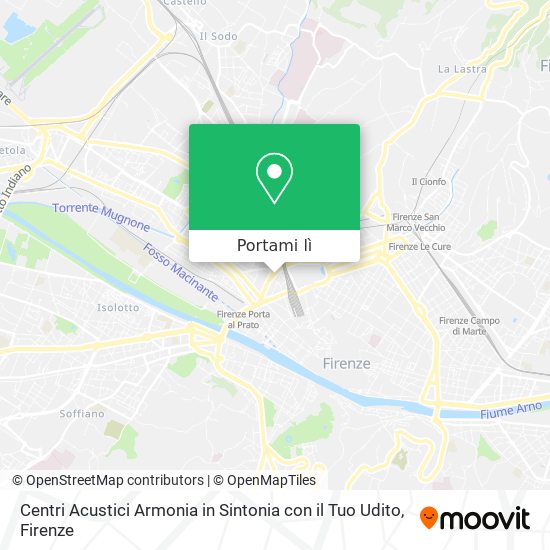 Mappa Centri Acustici Armonia in Sintonia con il Tuo Udito
