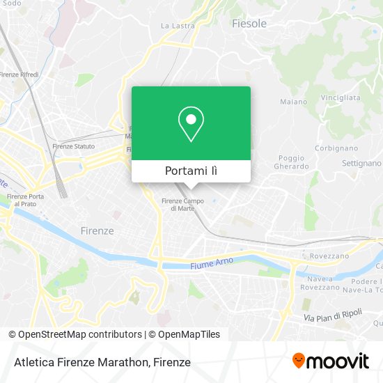 Mappa Atletica Firenze Marathon