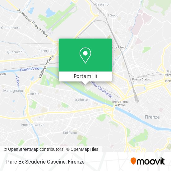 Mappa Parc Ex Scuderie Cascine