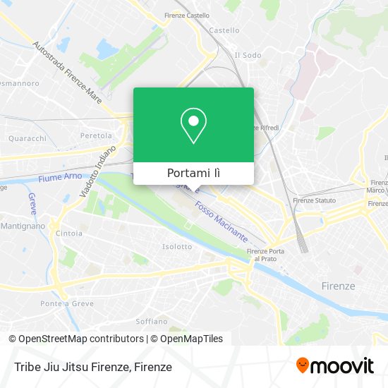 Mappa Tribe Jiu Jitsu Firenze