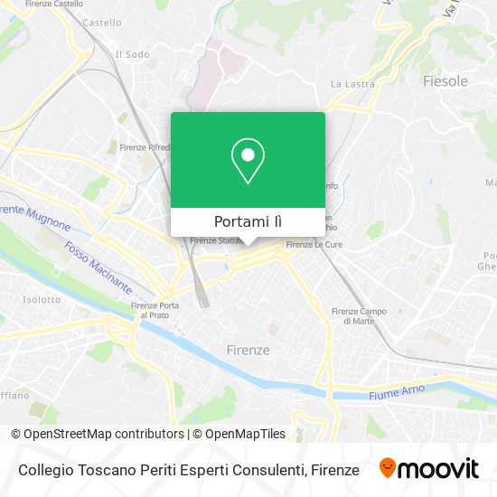 Mappa Collegio Toscano Periti Esperti Consulenti